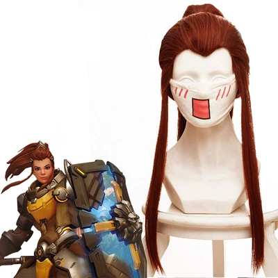 $29.99 • Buy 20  50cm Game Overwatch OW Brigitte +1 Clip Ponytail Cosplay Wig  Party Wigs AU