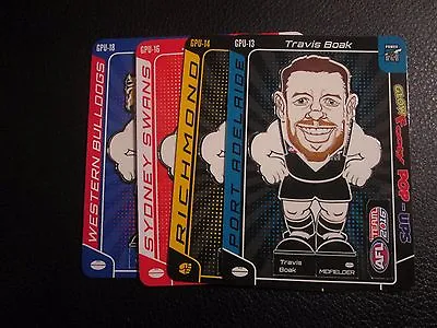 2016 Afl Teamcoach Footy Pop-ups - Select Your Cards • $1.50