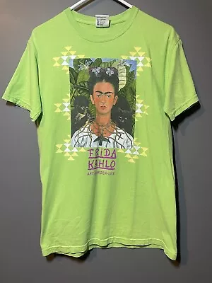 VTG Y2K Frida Kahlo New York Botanical Garden Comfort Colors T-Shirt Adult Small • $30