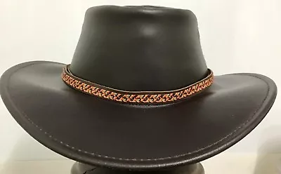 Leather Hat Band Hats Man Woman Kangol Stetson Akubra Man Woman Australian Made • $4.17