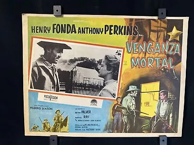 1957~The Tin Star~ HENRY FONDA~ ANTHONY PERKINS~Orig.Mexican Lobby Card • $26.97