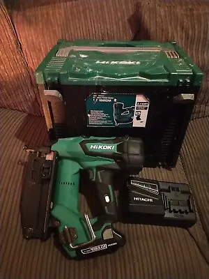 Hikoki Cordless Brushless 2nd Fix Nail Gun & Battery Charger & Hard Case • £260