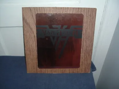 RARE Vintage 1980s Van Halen Carnival Prize Mirror 12” X 12” W/ CARDBOARD FRAME • $89.99