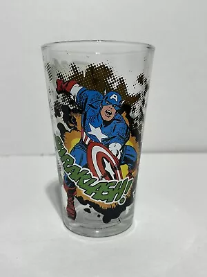 2016 ZAK! Designs Marvel Comics Hulk Captain America Glass • $12