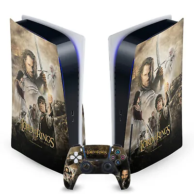 Lotr The Return Of The King Posters Vinyl Skin For Sony Ps5 Disc Edition Bundle • £24.95