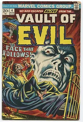 Vault Of Evil #4 (Marvel 1973) Frank Brunner Cover. Stan Lee Editor.  • $7.99