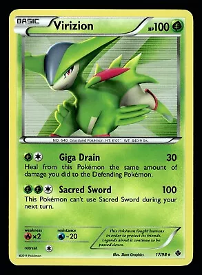 Pokemon Virizion 17/98 Holo Rare Emerging Powers Card • $1.99