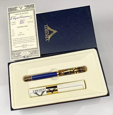 Visconti Le Stagioni Ragtime Primavera Limited Edition Fountain Pen Box & Papers • $825