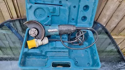 Makita GA4530R Angle Grinder Slide Switch 110V 115 Mm/S - Multicolour • £29.99