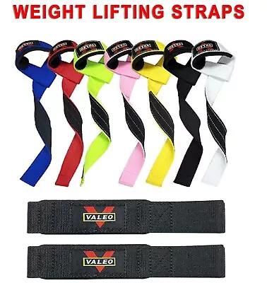 Single Loop Weight Lifting Straps Gym Training Wrist Strength Support Bar Strap • $15.49