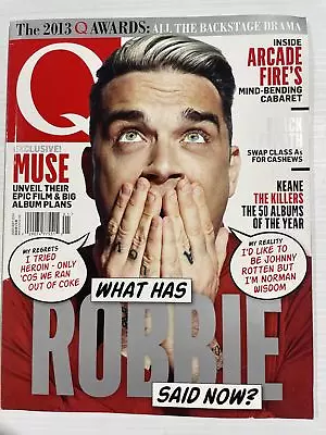 Q Magazine Robbie Williams January 2014 • $20