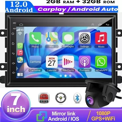 Plug Play Car Stereo Radio Player GPS Navi Dash Unit Apple Carplay For Ford F150 • $140.96