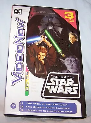 Video Now Color 3-Disc Set-Star Wars-Story Of Luke Skywalker Anakin Skywalker • $10