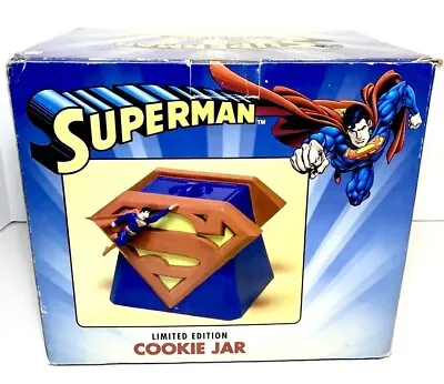 Superman Cookie Jar Ltd. Edition 8  Vandor Ceramic  #719/2400 DC Comics • $110