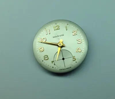 £10 • Buy MARVIN Cal. 320 Vintage Mechanical Watch Movement / Dial - Restoration / Repair