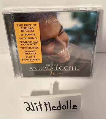THE BEST OF ANDREA BOCELLI VIVERE Music CD 2007 NEW Sealed 15 Songs Plus 4 NEW • $7
