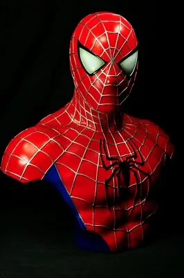 Spiderman Bust Red 1/1 Scale Custom Statue Hot Kit Resin Toy Sculpture • $499