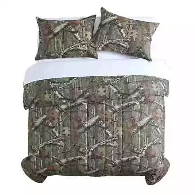 Mossy Oak Infinity Camouflage Comforter And Sham Set - W219617454 • $62.95