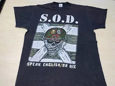 Vintage STORMTROOPERS OF DEATH 90 SHIRT Slayer TOUR Concert Megadeth Metallica • $36