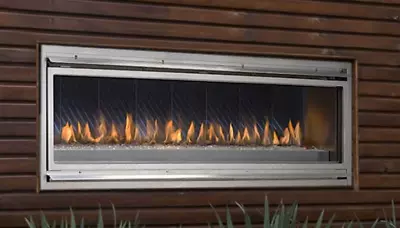 Mahana 60  Contemporary Linear Single Sided Outdoor Fireplace LP PL60VOLE • $10599