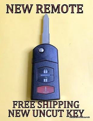 New Flip Style Keyless Entry Remote Fob Transmitter For Mazda Bgbx1t478ske12501 • $18.95
