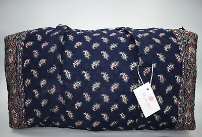 Vintage Vera Bradley XL Duffel Bag In  Navy -1991  Pattern • $60.55