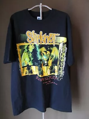 Slipknot 2005 Tour T Shirt Large Deadstock Y2K Subliminal Versus • $45