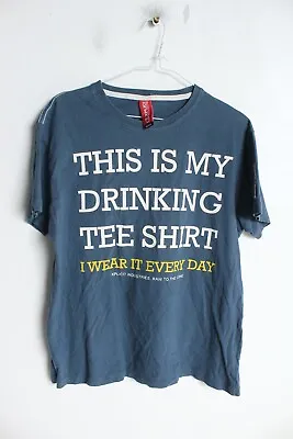 Xplicit Industries Mens Novelty Drinking Tshirt - Size M Medium (x-r4) • £2.25