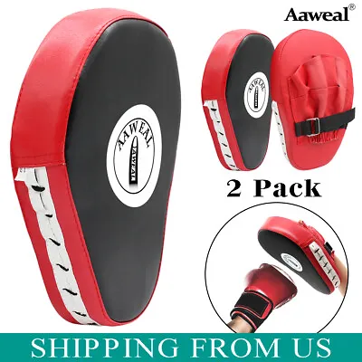 2x Punching Mitts Kickboxing Training Punch MMA Boxing Hand Target Focus Pads • $17.09