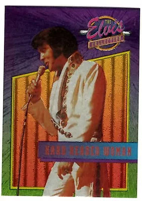 The Elvis Collection Series== Dufex Foil Insert==Hard Headed Woman==Card # 28== • $3.99