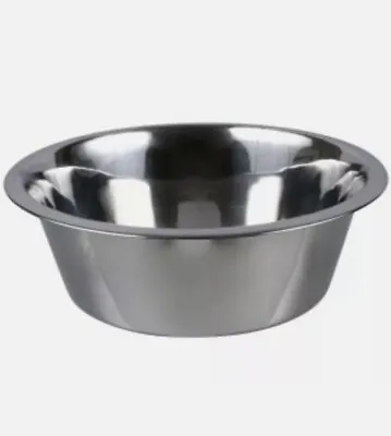 Large Dog Bowl 8  Stainless Steel 52oz Food Or Water Dish Non-Skid FREE SHIPPING • $8.99