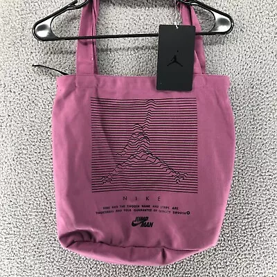 Jordan Jumpman Unisex Purple Light Bordeaux Zip Tote Bag • $29.99