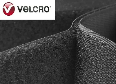 Velcro® Brand 3/4  Inch Wide Black Hook And Loop Set - SEW-ON TYPE - 6 YARDS • $19.95