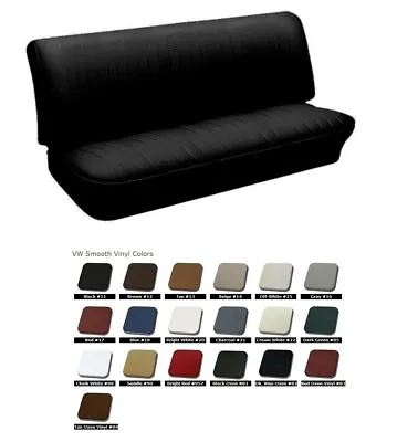 1965-73 Volkswagen VW Bug Rear Seat Upholstery - Any Color Smooth Vinyl • $343.80