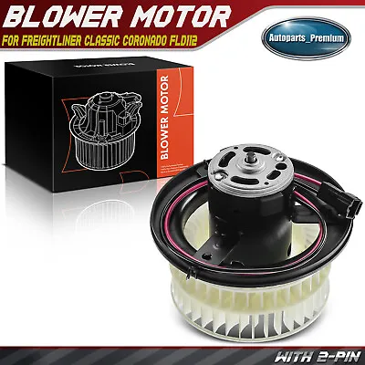 Blower Heater Motor W/ Fan Cage For Freightliner FLD112 Classic Argosy Volvo VHD • $37.39