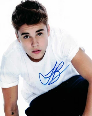 $69 • Buy Justin Bieber Autographed Signed 8 X 10 Photo With COA