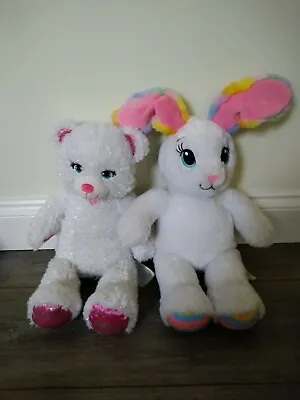 £4.99 • Buy Build A Bear BAB Bear & Rabbit Soft Toy Plush - 18 