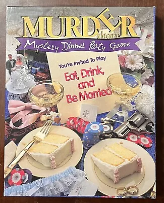 Vtg Murder A La Carte Mystery Party Game Eat Drink And Be Married Complete • $47.03