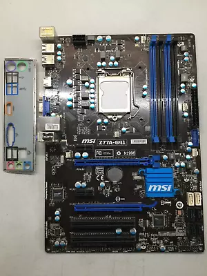 AU Seller MSI Z77A-G41 ATX LGA1155 DDR3 Motherboard HDMI USB3.0 • $62