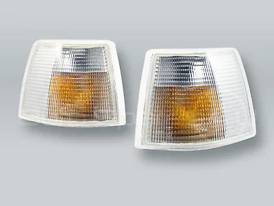 DEPO Dual Bulb Clear Corner Lights Parking Lamps PAIR Fits 1994-1997 VOLVO 850 • $60.90