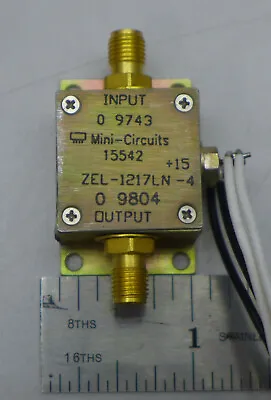 $99.95 • Buy Mini-Circuits ZEL-1217LN-4 Low Noise Amplifier