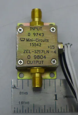 Mini-Circuits ZEL-1217LN-4 Low Noise Amplifier • $99.95