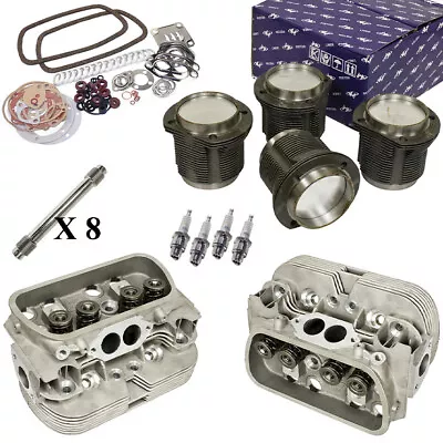 1679cc Air-cooled Vw Bug Engine Rebuild Kit Top End Heads & Pistons • $889.95