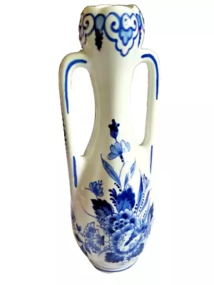 Vintage Royal Delft DePorceleyne Fles Small Blue & White Vase • $25