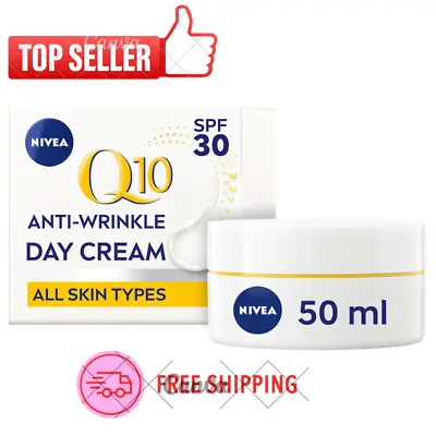 NIVEA Q10 Power Anti-Wrinkle + Firming Age Spot Day Cream SPF30 (50 Ml) • £6.88