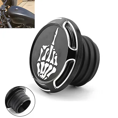 Motorcycle Fuel Gas Cap Tank Cover For Harley Sportster XL883 Softail Dyna 96-22 • $15.10