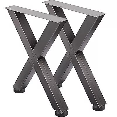 VEVOR 28'' Industrial Metal Table Legs Stand Feet Set Of 2 Coffee Table Legs • $96.99