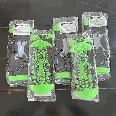 New PROMOTEX (5 Pairs) Non-Slip Bottom Grip Trampoline Park Jump Socks Size M 8  • $14.99