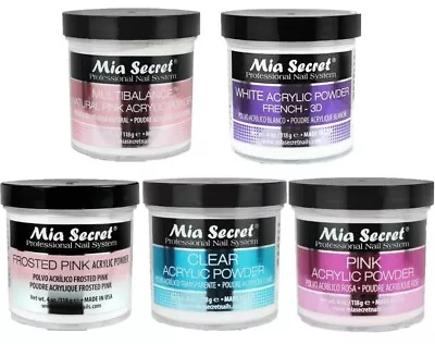 Mia Secret Professional Acrylic Nail Powder 4 Oz - CHOOSE YOUR COLORS • $24.49