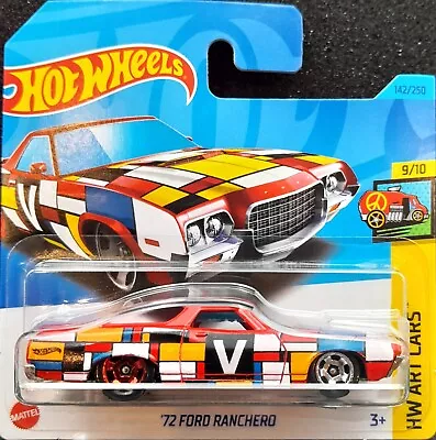 Hot Wheels 2023 '72 Ford Ranchero Red #142 HW Art Cars 9/10 New • $6.95